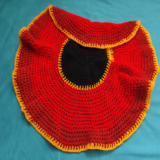 رومیزی قلاب بافی طرح دایره