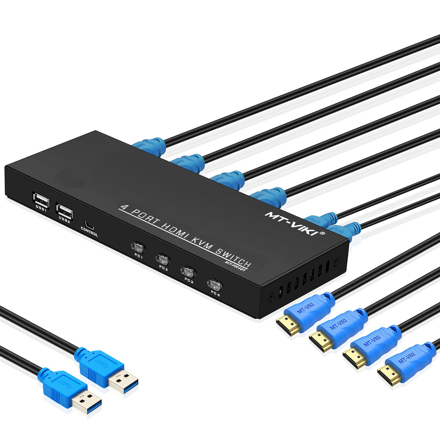 سوییچ 4 پورت KVM ام تی وی کی مدل HK401