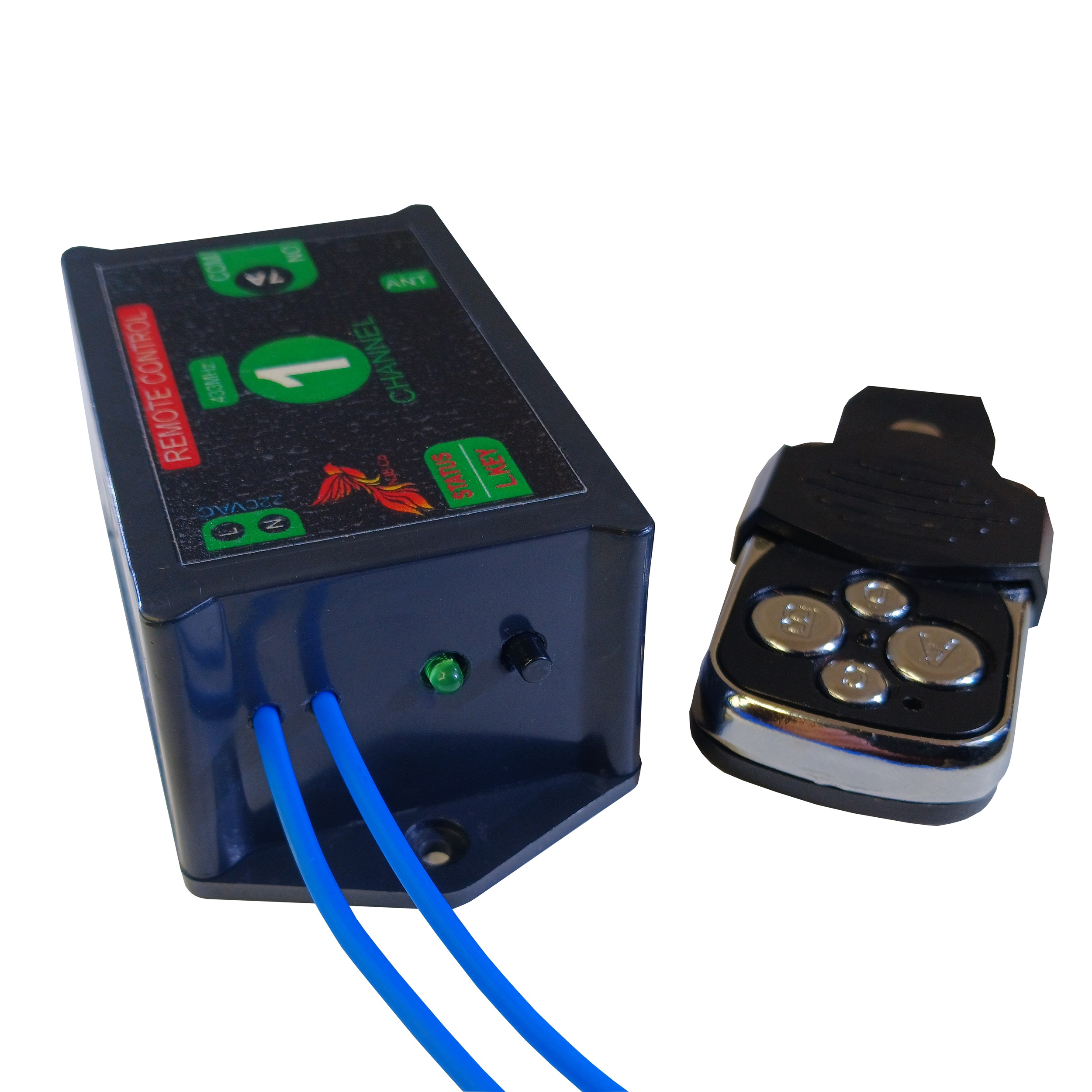 گیرنده و ریموت کنترل 4 کانال مجزا ان جی بی مدل SEP-CH4-01