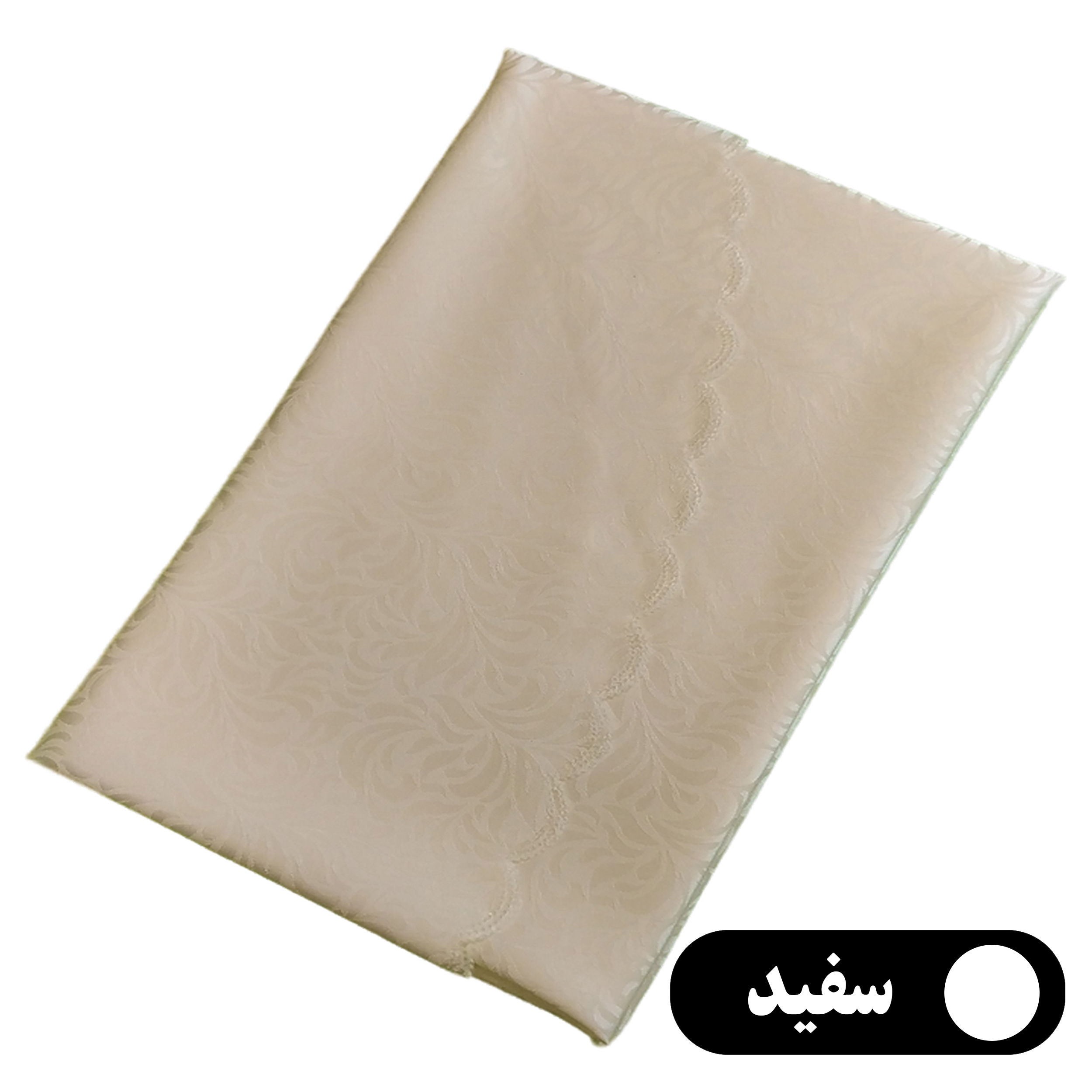 رومیزی رزین تاژ مدل پراگ گرد سایز 200x200 سانتی‌متر