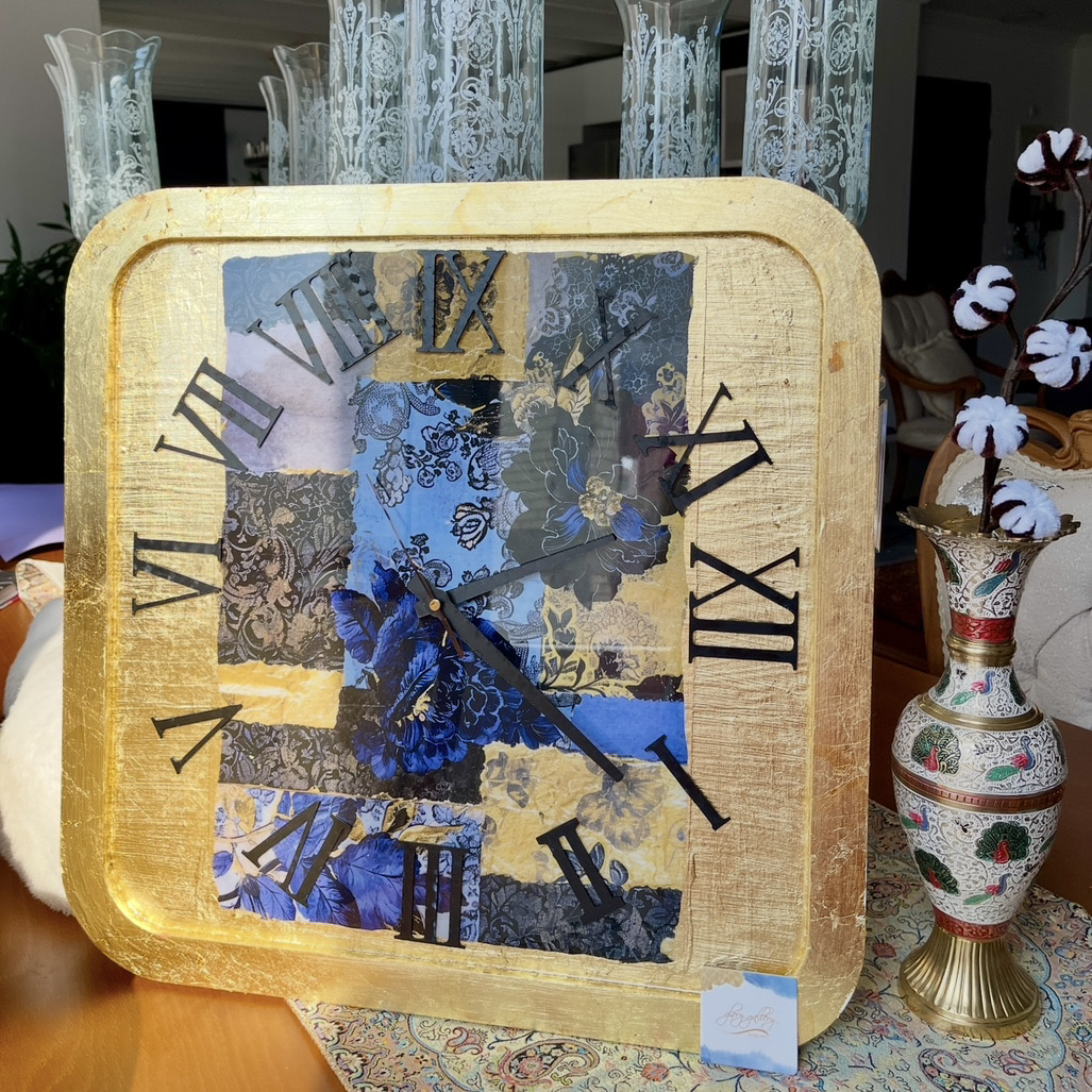 ساعت دیواری مدل گل