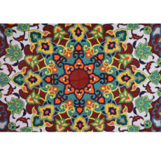 رومیزی مدل مخمل طرح لیلی مجنون کد 136