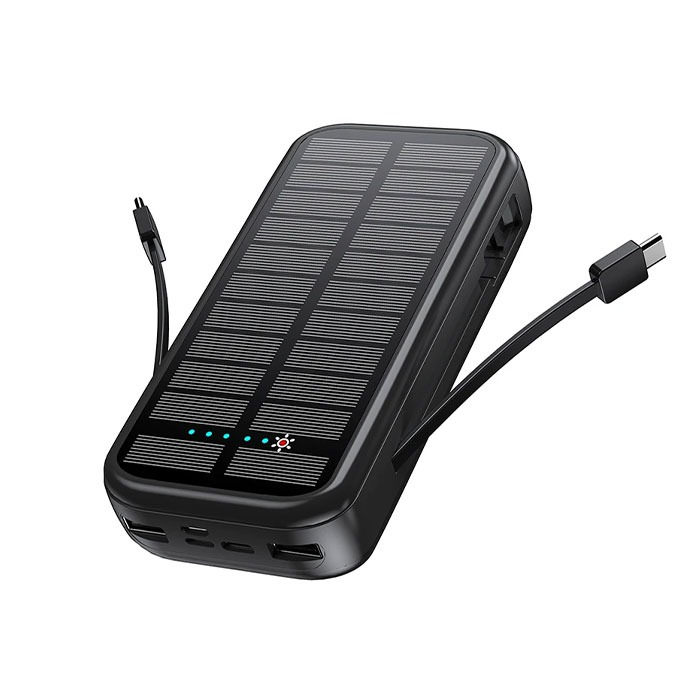 پاوربانک گرین لاین مدل PD20W SOLAR 2 ظرفیت 20000 میلی‌آمپر ساعت