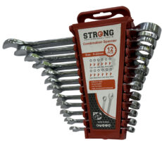 آچار یکسر تخت و یکسر رینگی استرانگ مدل SMT-STRONG-12PCS-22MM مجموعه 12عددی