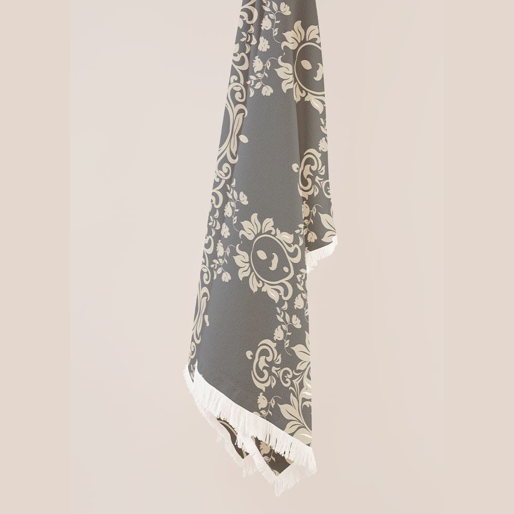 شال مبل طرح وینتیج کد vin2sh1012 سایز 200x180 سانتی متر