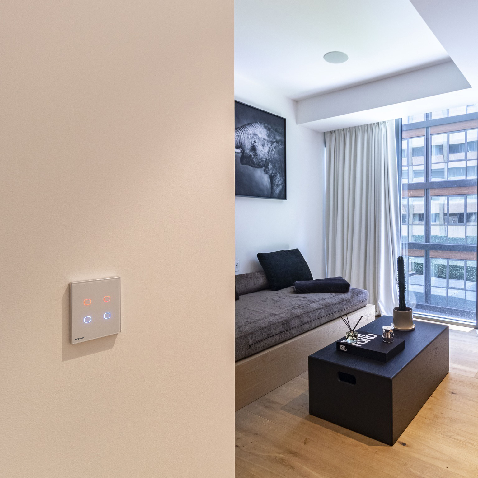 کلید لمسی هوشمند دو پل مٌروا مدل JS