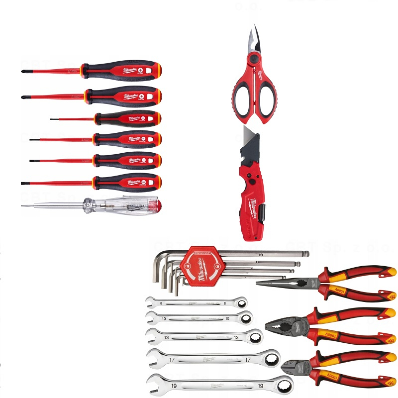 مجموعه ابزار 25 عددی میلواکی کد 2660