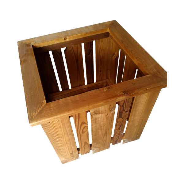 گلدان چوبی مدل تزیینی