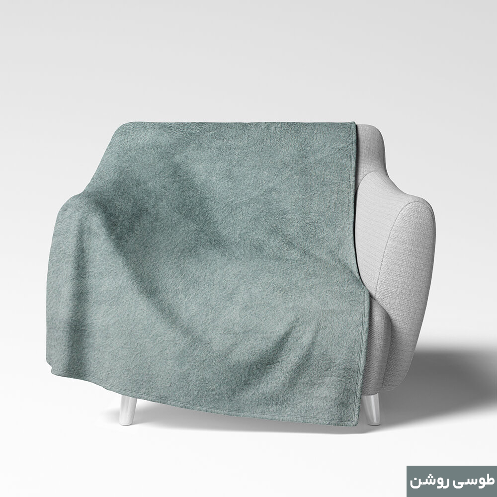 شال مبل شاران هوم مدل مخملی طرح ساده 400×180 سانتی متر