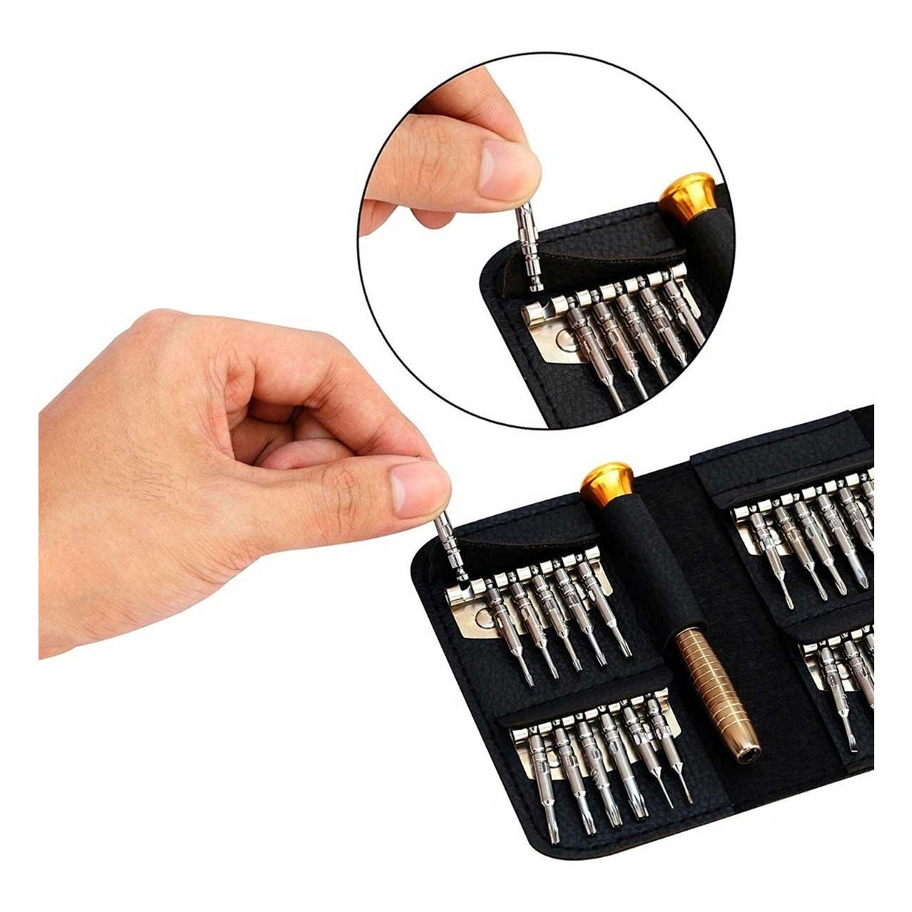 مجموعه 25 عددی سری پیچ گوشتی یاکسون مدل YX-6025