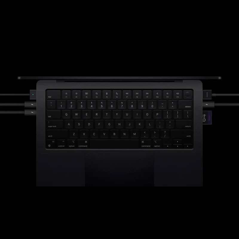 لپ تاپ 14.2 اینچی اپل مدل MacBook Pro MDE44 2025 LLA-M5-16GB RAM-512GB SSD