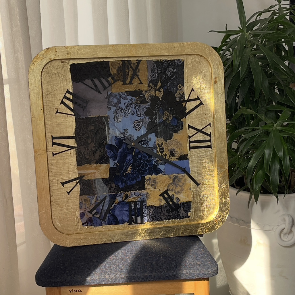 ساعت دیواری مدل گل