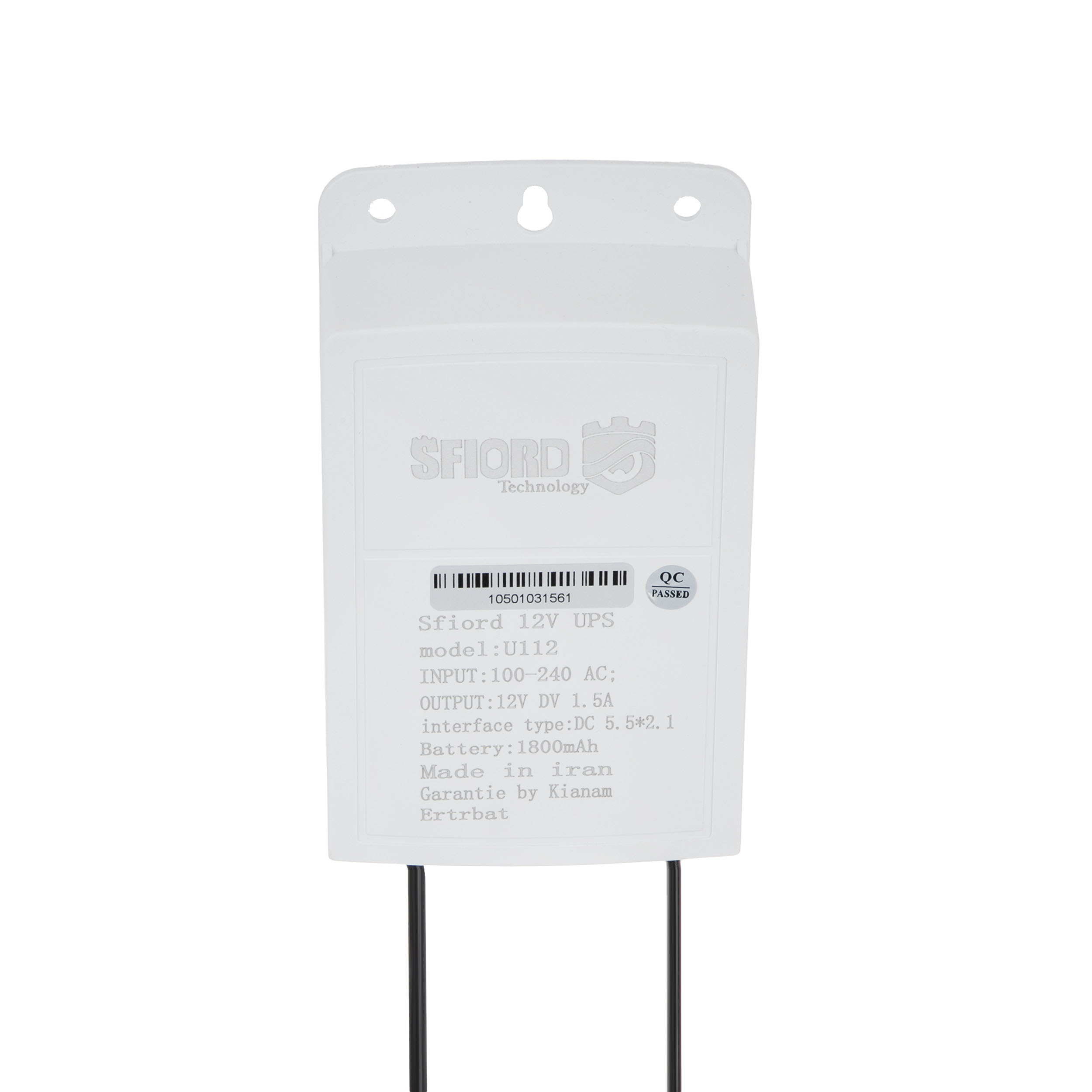 یو پی اس کارت خوان و مودم اسفیورد مدل U-112 ظرفیت 12 ولت 1.5 آمپر