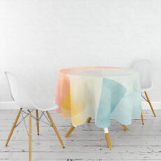 رومیزی طرح چهارخانه مدل D-0086