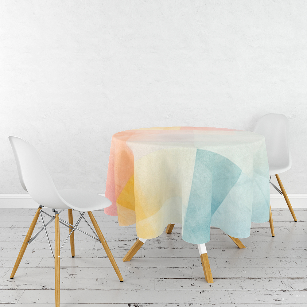 رومیزی طرح چهارخانه مدل D-0086