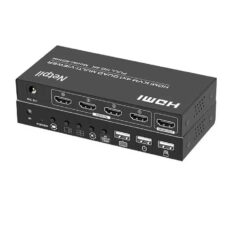 سوییچ چهار پورت HDMI KVM QUAD نت پیل مدل 401HUK
