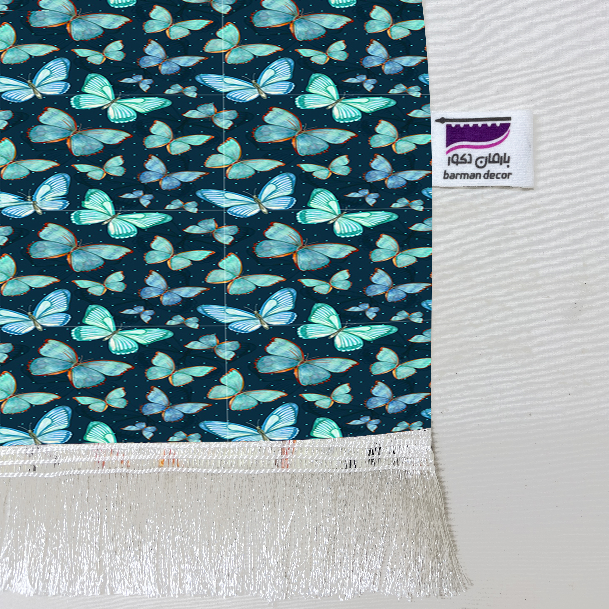مبل بارمان دکور طرح پروانه کد 37 سایز 98x180 سانتی متر