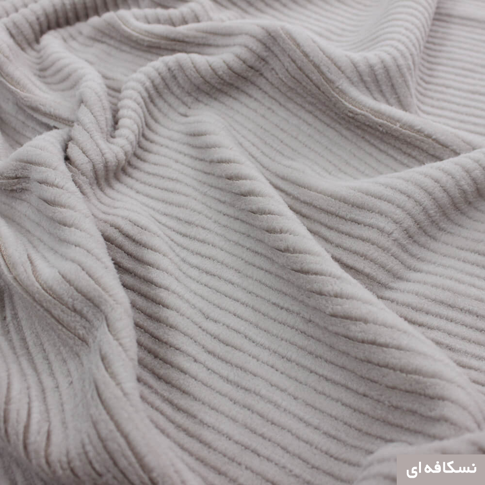 شال مبل شاران هوم مدل مخملی طرح راه راه سایز 450×170 سانتی متر