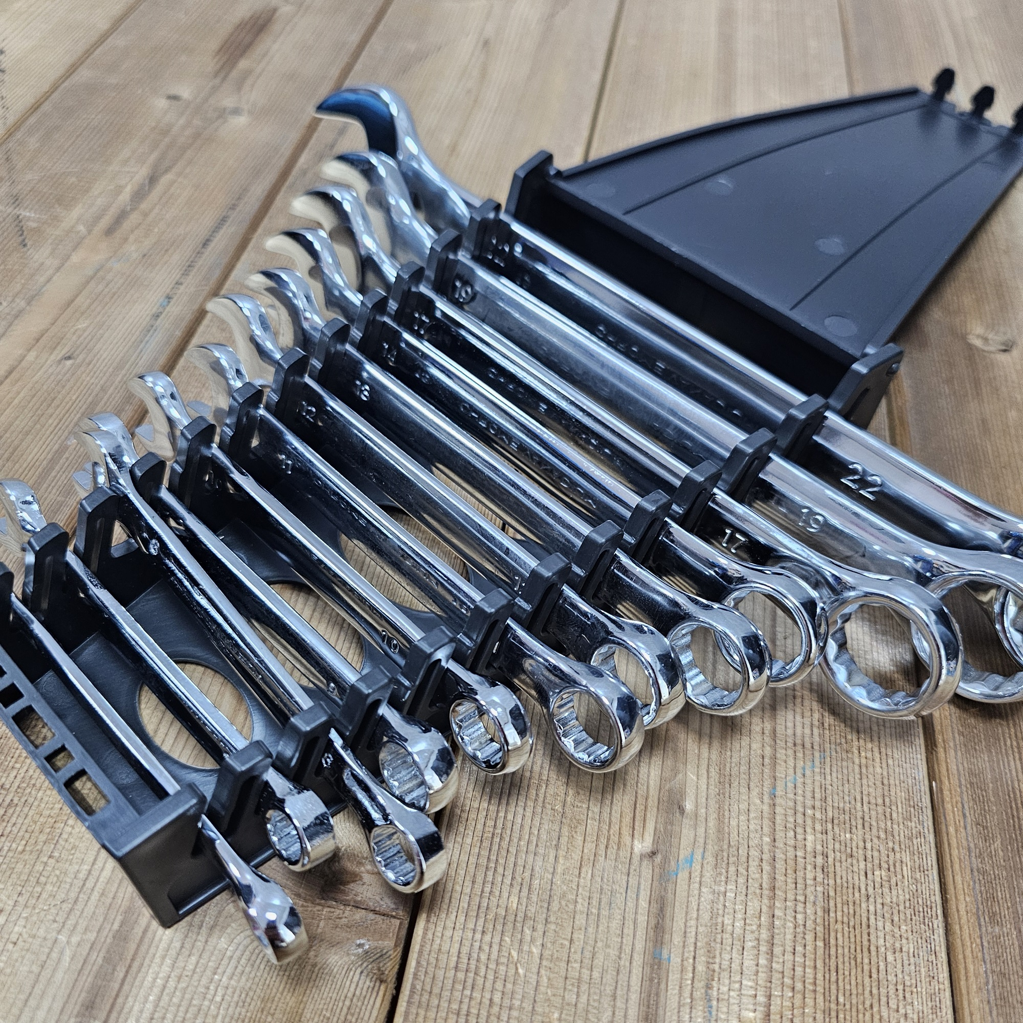 آچار یکسر تخت و یکسر رینگی باس مدل 12S مجموعه 12 عددی