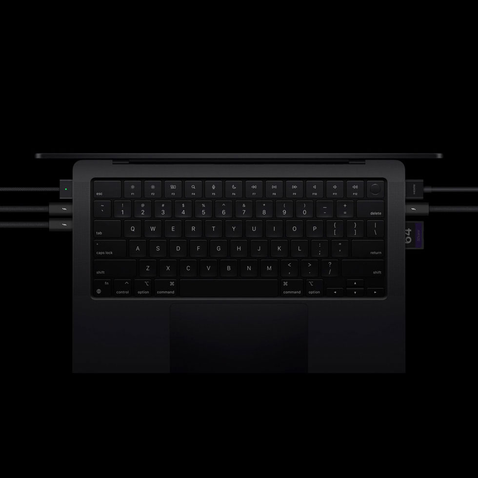 لپ تاپ 14.2 اینچی اپل مدل MacBook Pro MDE34 2025 LLA-M5-24GB RAM-1TB SSD