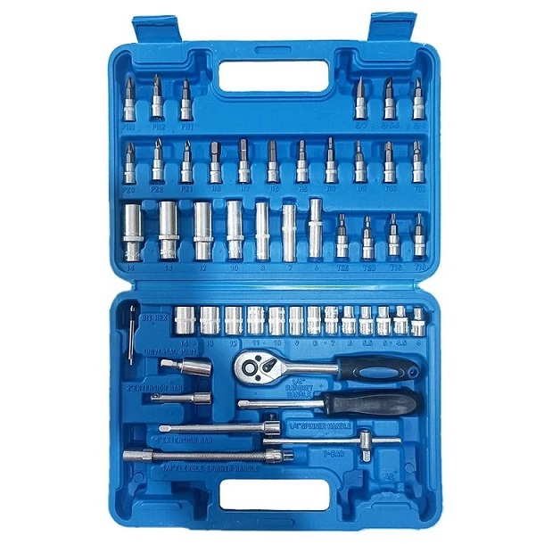 جعبه بکس و پیچ گوشتی 1/4 اینچ مجموعه 53 عددی