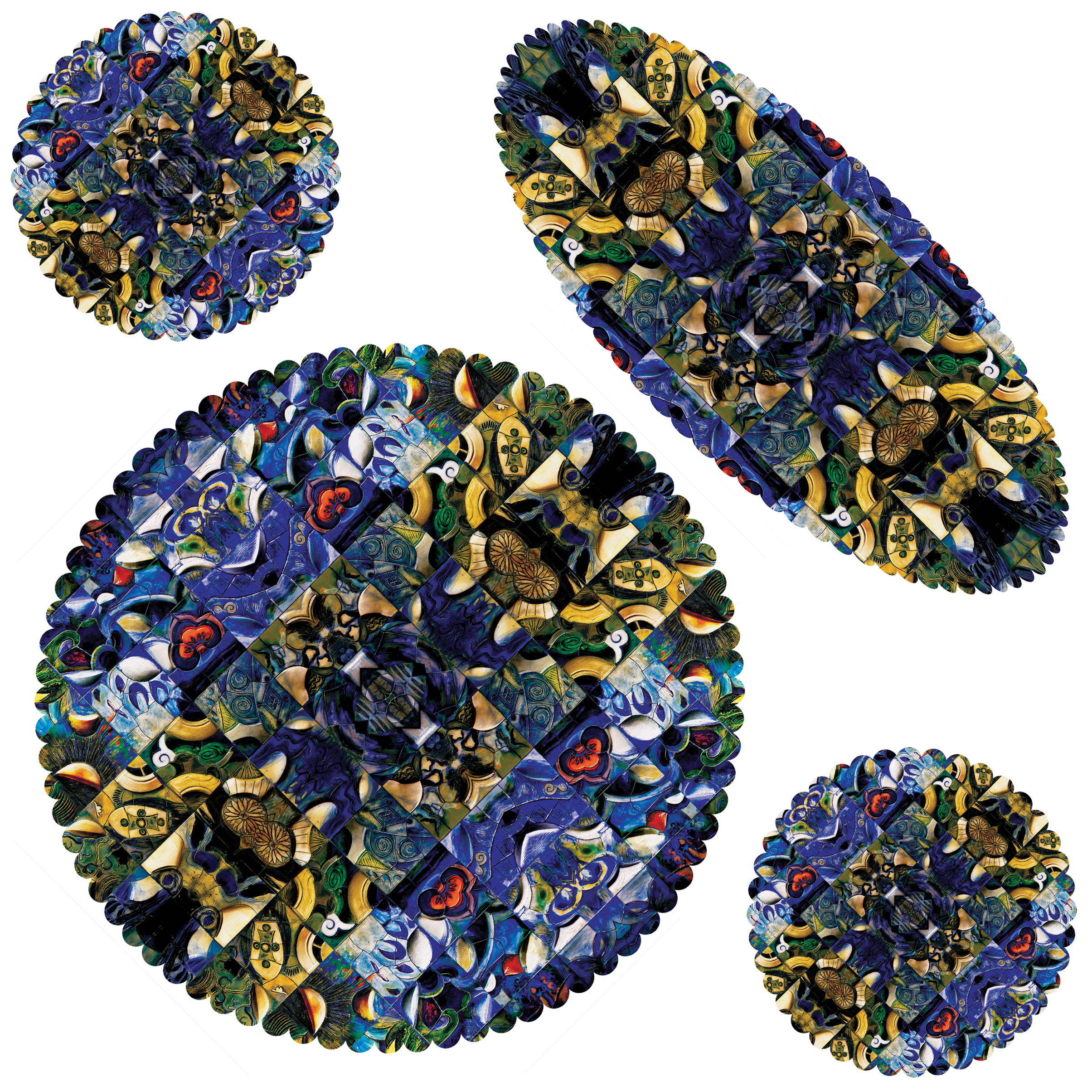 ست رومیزی 4 تکه مدل S32-42321