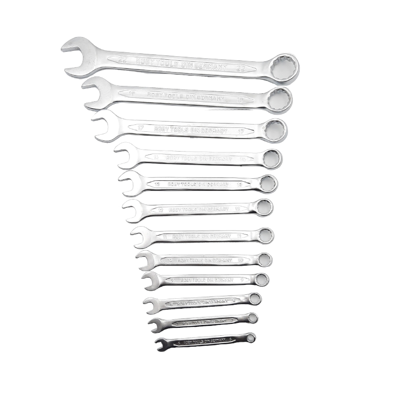 آچار یکسر تخت و یکسر رینگی روبی مدل 6-22 مجموعه 12 عددی