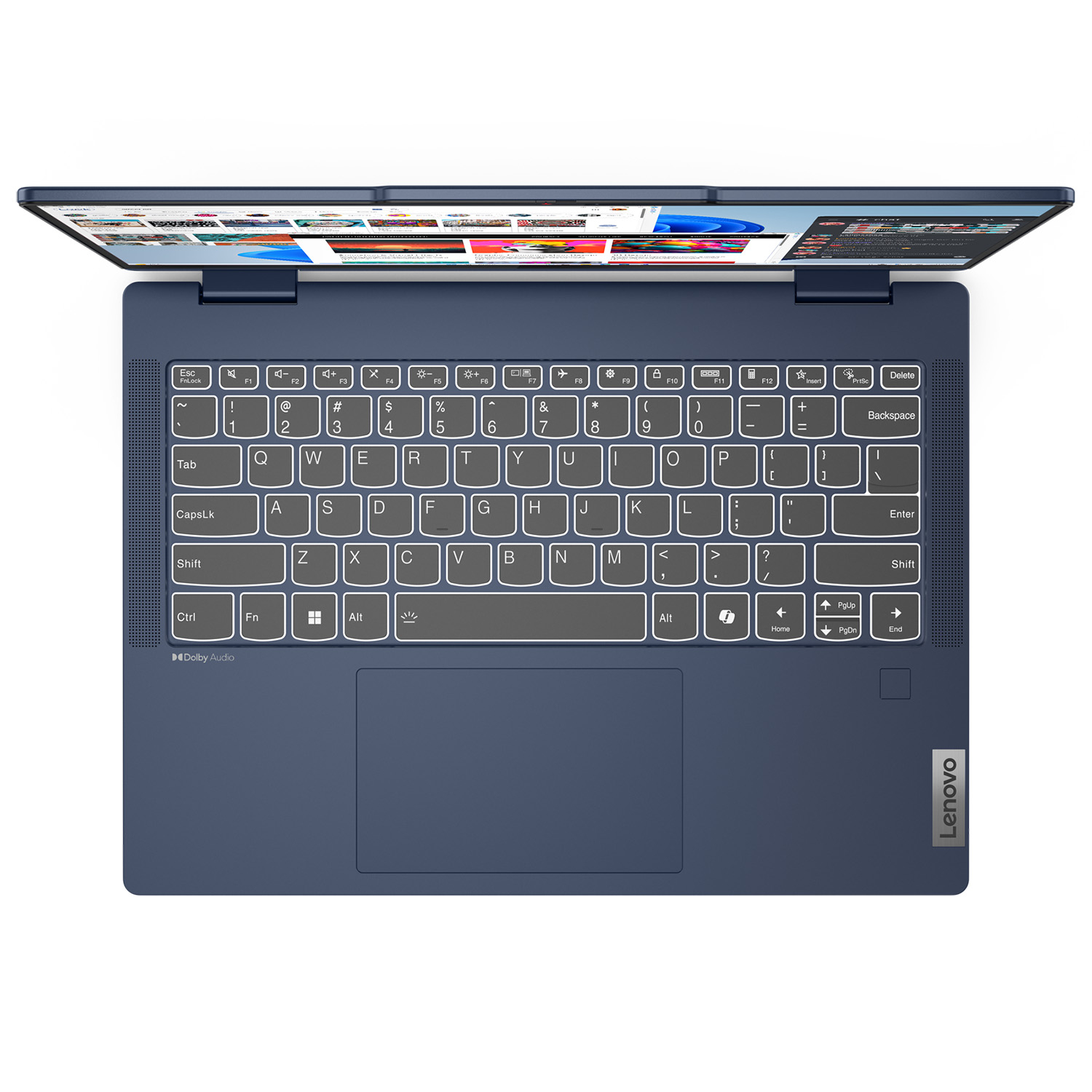 لپ تاپ 14 اینچی لنوو مدل IdeaPad 5 2-in-1 14IRH9-i7 13620H-16GB LPDDR5X 5200MHz-512GB SSD-OLED 60Hz Touch-Backlit-Fingerprint به همراه قلم