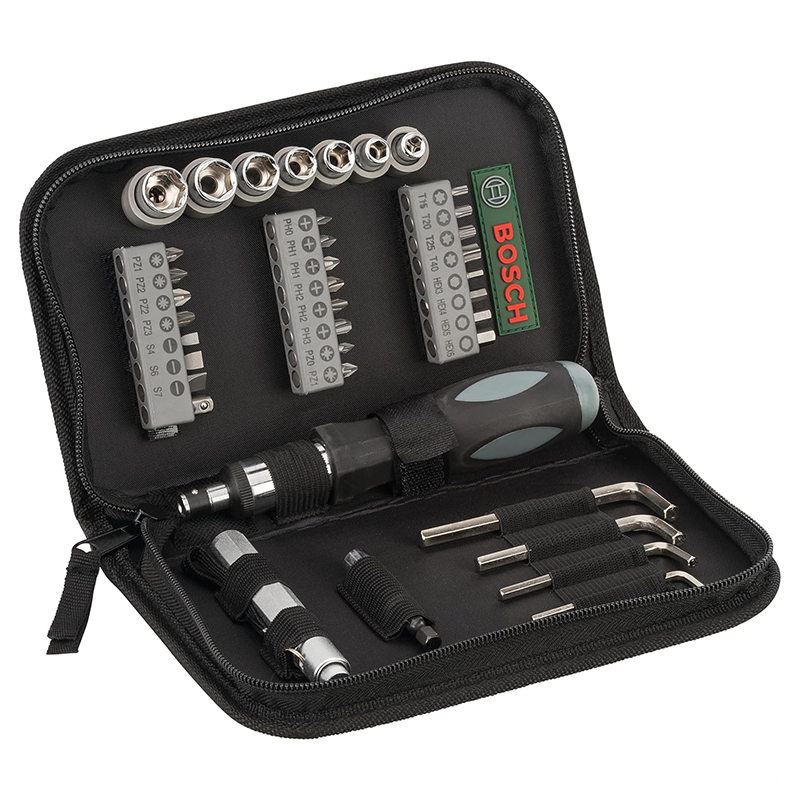 پیچ گوشتی بوش مدل Professional مجموعه 38 عددی