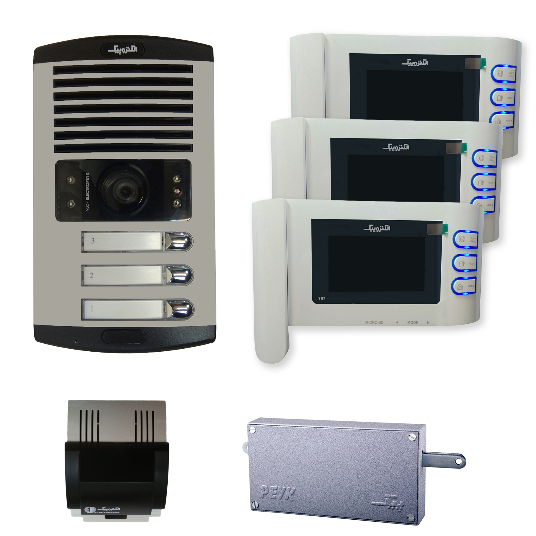 مجموعه دربازکن تصویری الکتروپیک مدل 797 / 1086 مجموعه 6 عددی
