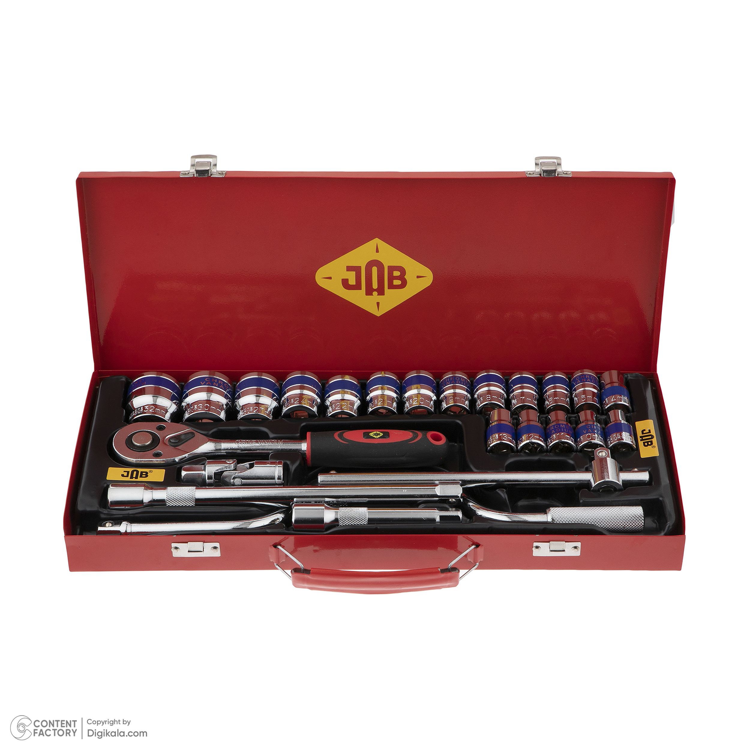 آچار بکس جاب مدل JB-2400 JNTRO مجموعه 24 عددی