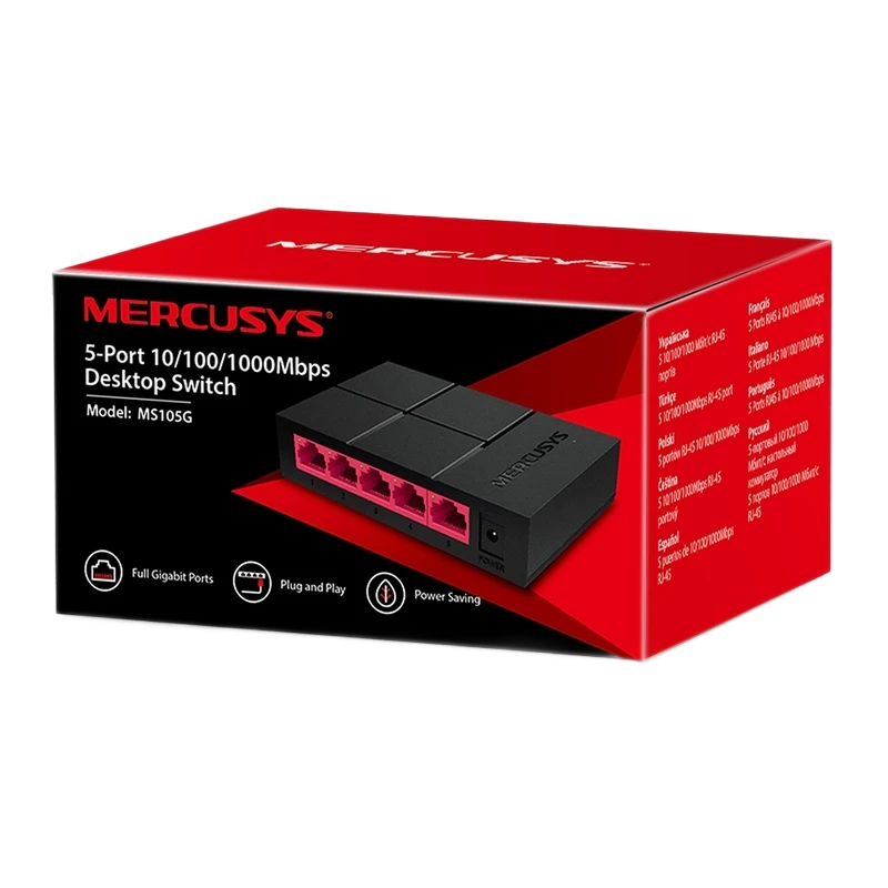 سوئیچ 5 پورت مرکوسیس مدل MS105G