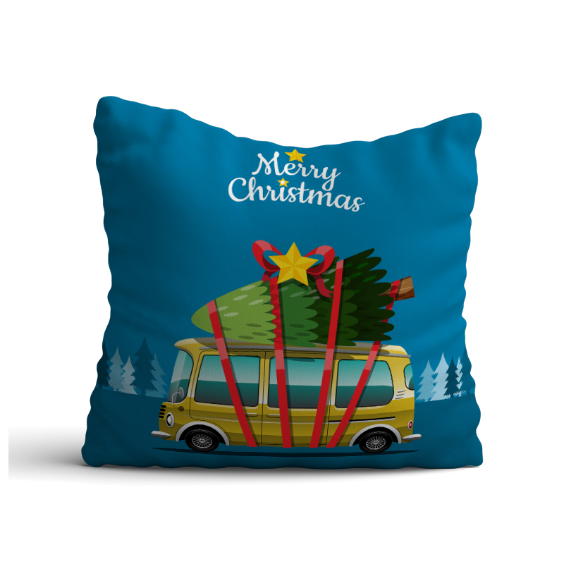 کوسن مدل کریسمس دوروچاپ كد chris101 مجموعه 3 عددى