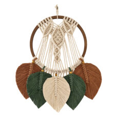 دریم کچر مکرومه بافی مدل برگ