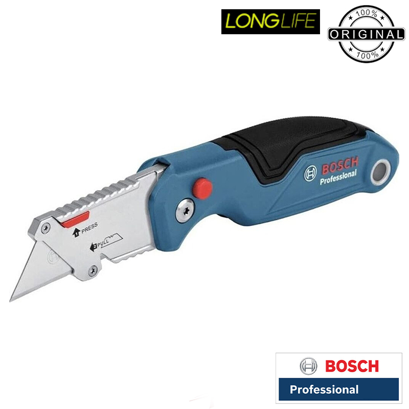 کاتر چاقویی بوش مدل safety Utility Knife کد 1600A016BL