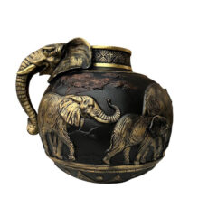 گلدان سنگی مدل فیل برجسته