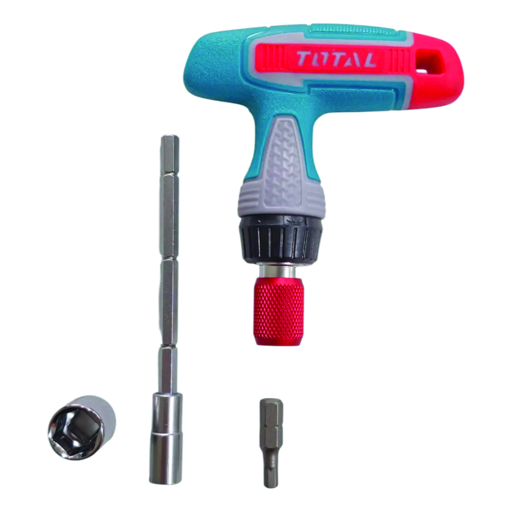 پیچ گوشتی و سری پیچ گوشتی و بکس توتال مدل TACSD-30316 مجموعه 31 عددی