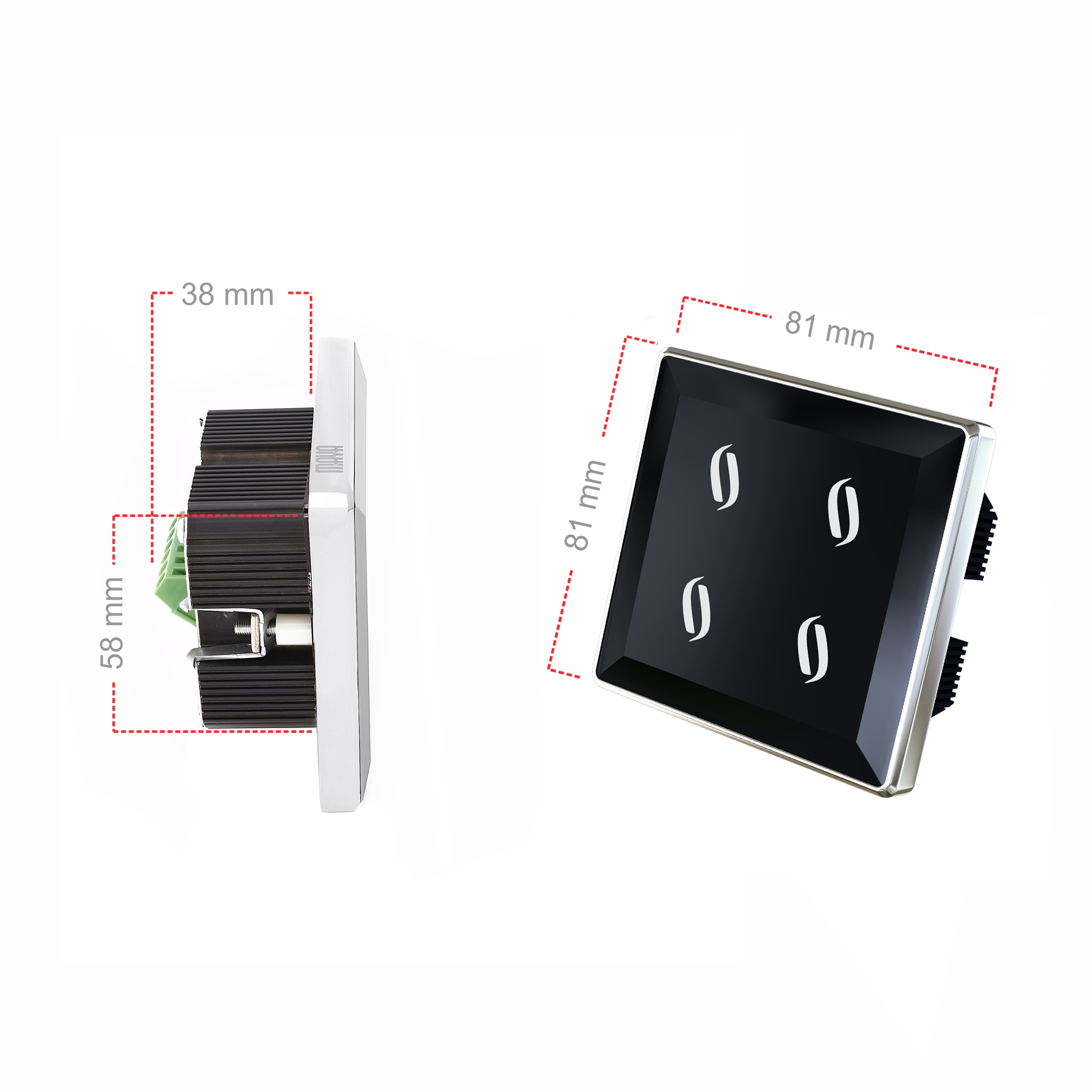 کلید لمسی هوشمند مایا مدل MI4ES12