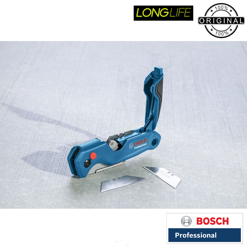 کاتر چاقویی بوش مدل safety Utility Knife کد 1600A016BL