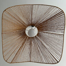 لوستر بافتنی مدل رافیا دفرمه کد 6015