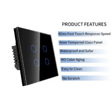 کلید لمسی هوشمند تویا مدل Smart touch switch