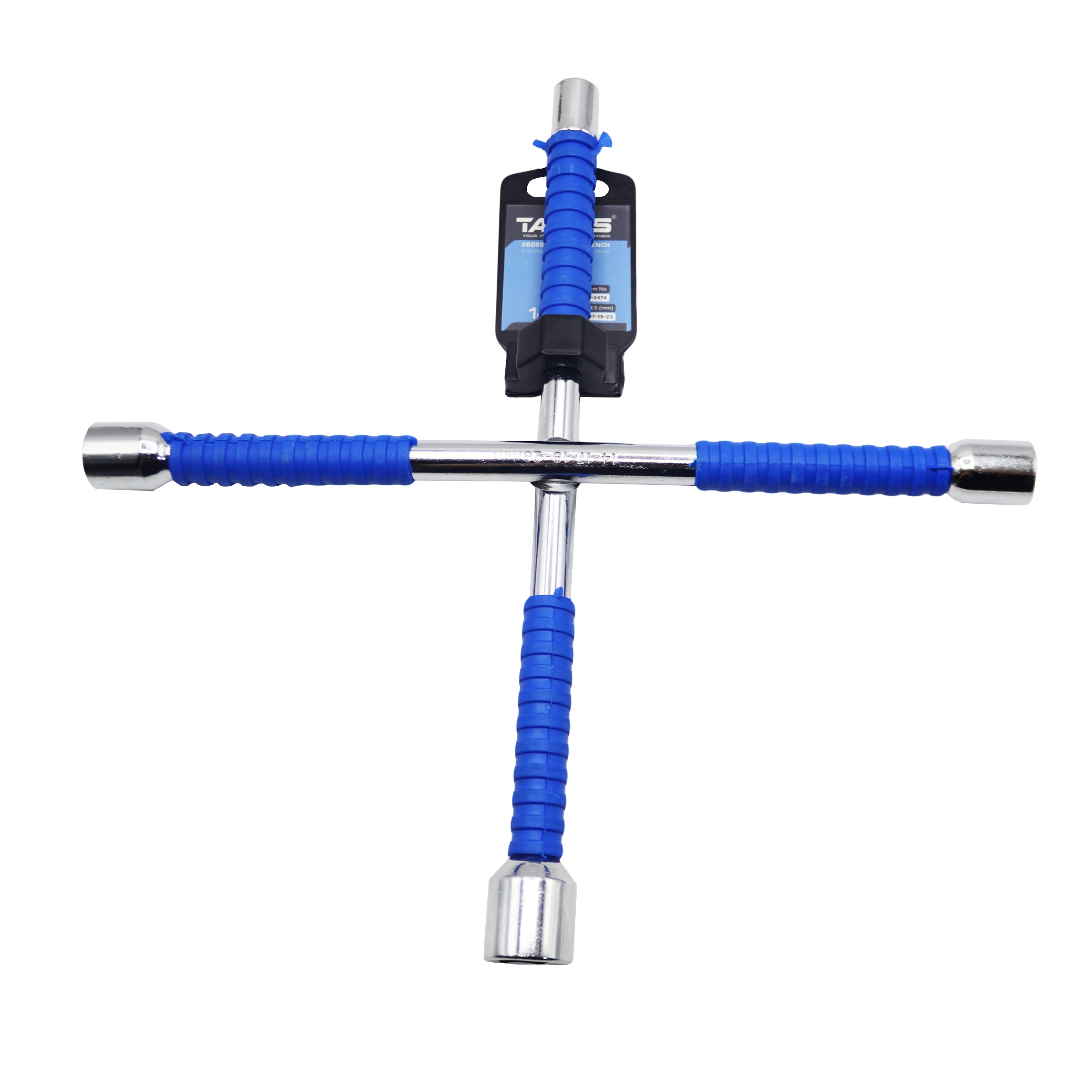 آچار چرخ خودرو تندیس مدل چهار پر کد YP-TT2474 سایز 14 - 23 میلی متر