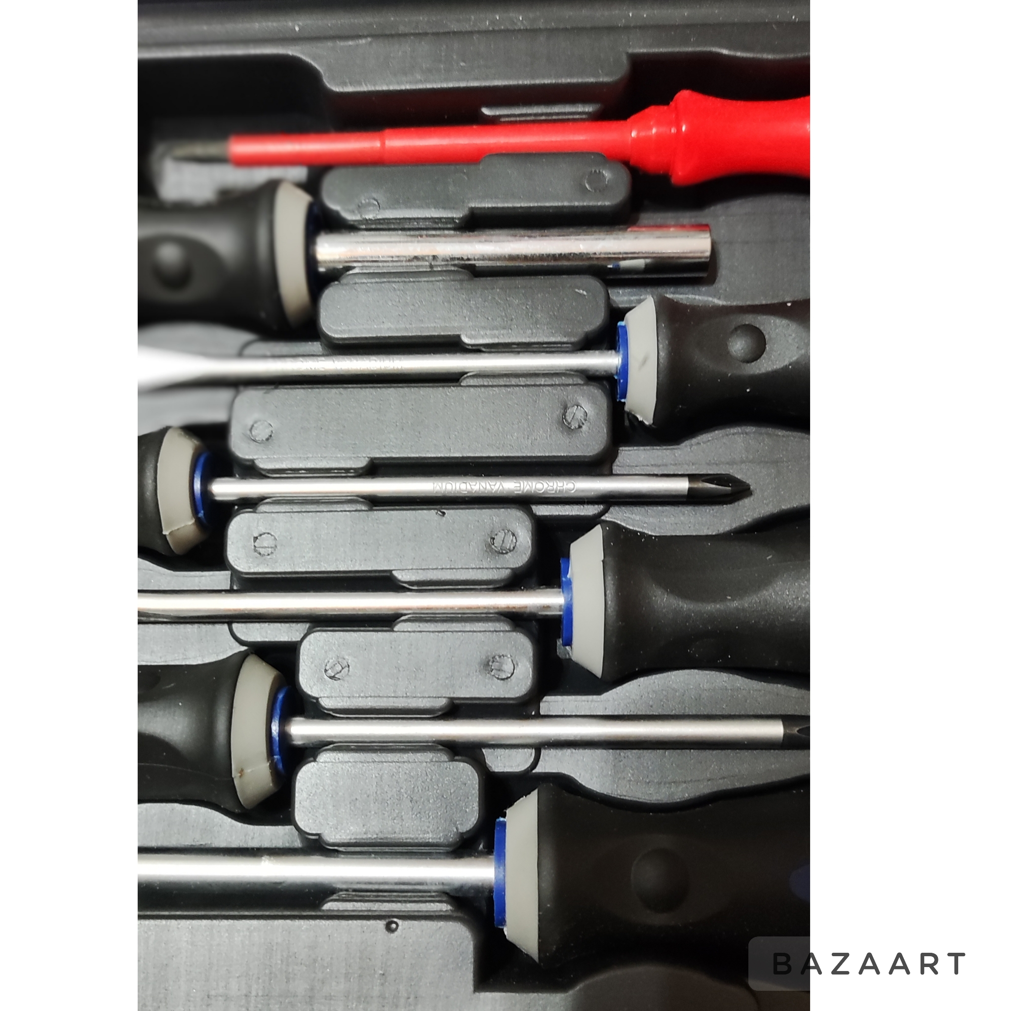 پیچ گوشتی دوسو چهارسو و بیت خور فرم مدل SDK_21 مجموعه 21 عددی