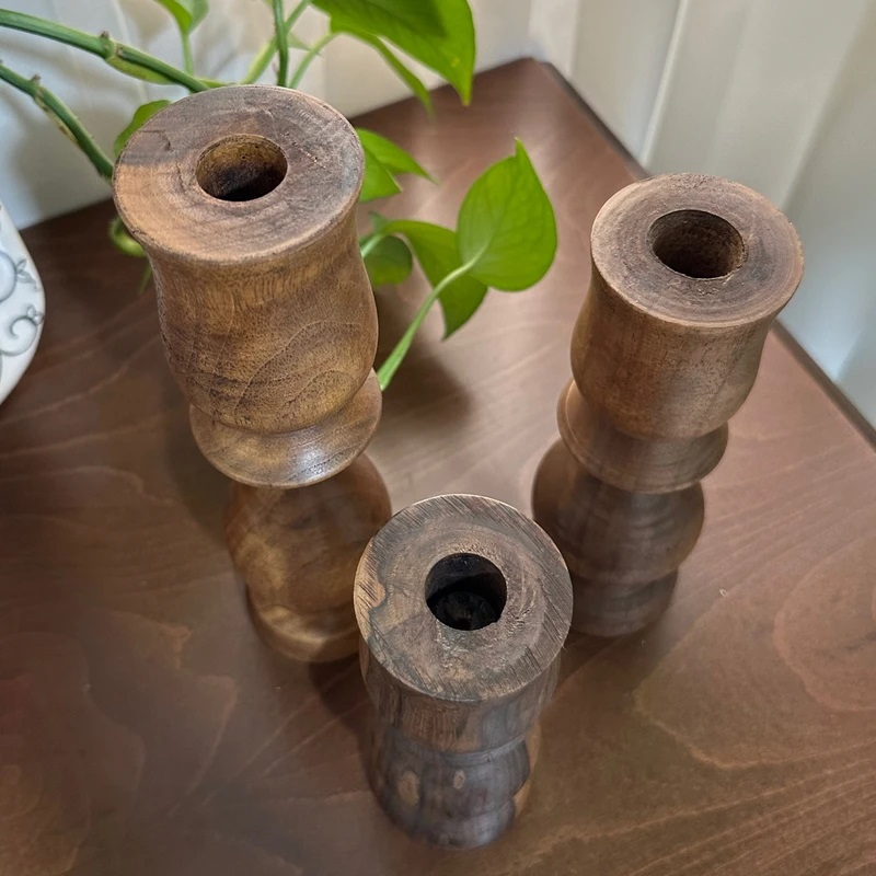 جاشمعی چوبی کد 106 مجموعه 3 عددی