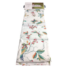 رومیزی مادام کوکو مدل Violet Beyaz Square سایز 140x140 سانتی‌متر