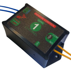 گیرنده و ریموت دربازکن تک کانال 10 آمپر مدل 12V-CH001-10