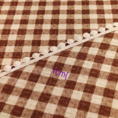 رومیزی پانیذ پود مدل چهارخانه مستطیل سایز 180x140 سانتیمتر