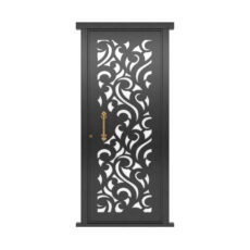 در ورودی بزرگمهر مدل فلزی لیزری طرح سوسن BL-1062