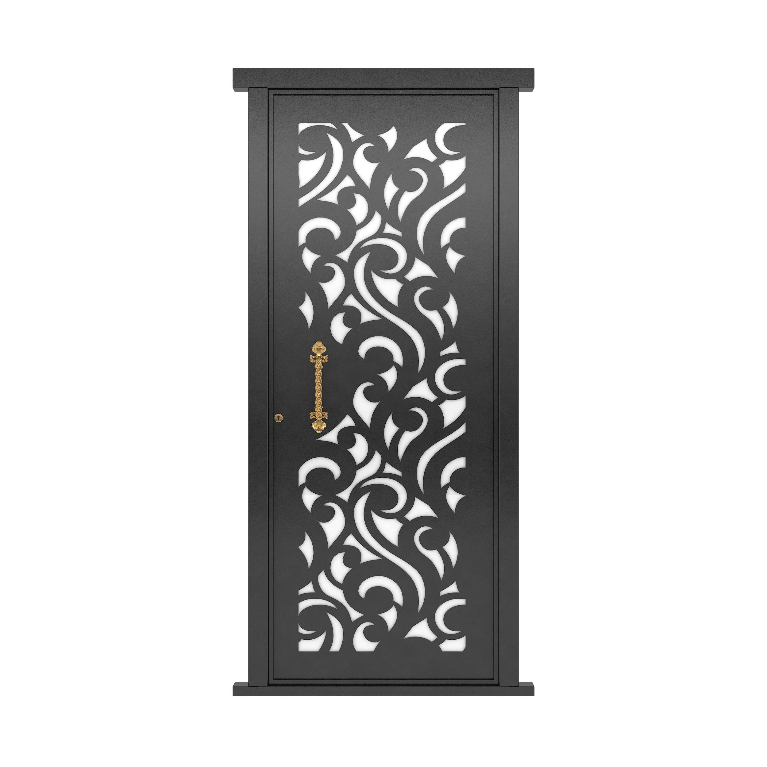 در ورودی بزرگمهر مدل فلزی لیزری طرح سوسن BL-1062