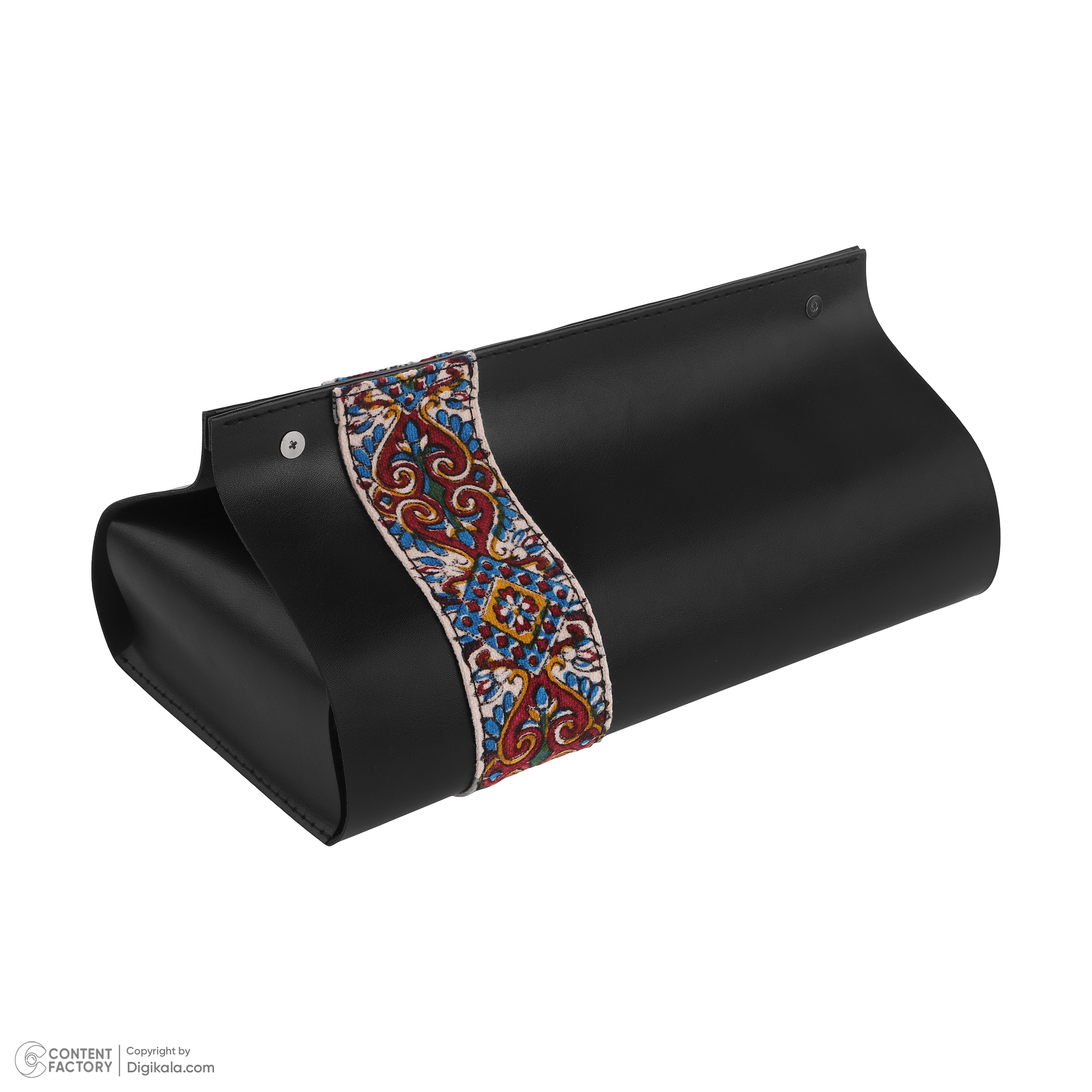 کاور دستمال کاغذی بومی مدل پارچه قلم کاری کد 002